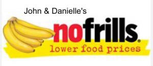 john and Danielle NoFrills logo